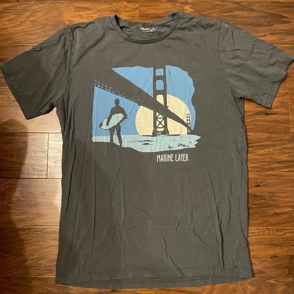 Marine Layer Graphic Tshirt Size M/L - Picture 1 of 4